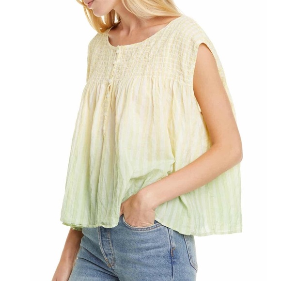 NWT free people little bit of something ombré top - Picture 3 of 3